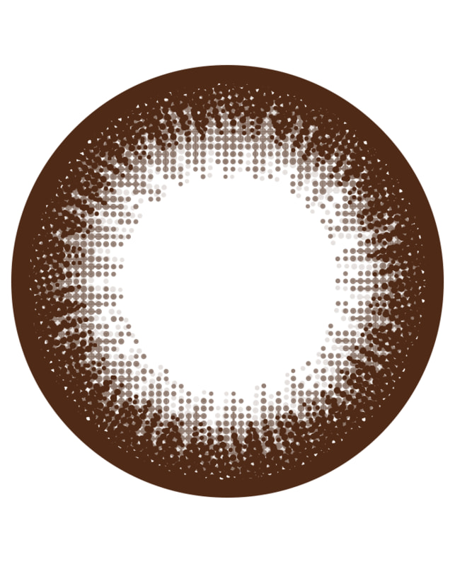 Ever Color 【エバーカラーワンデーナチュラル】ナチュラルブラウン 20枚入り 乱視なし