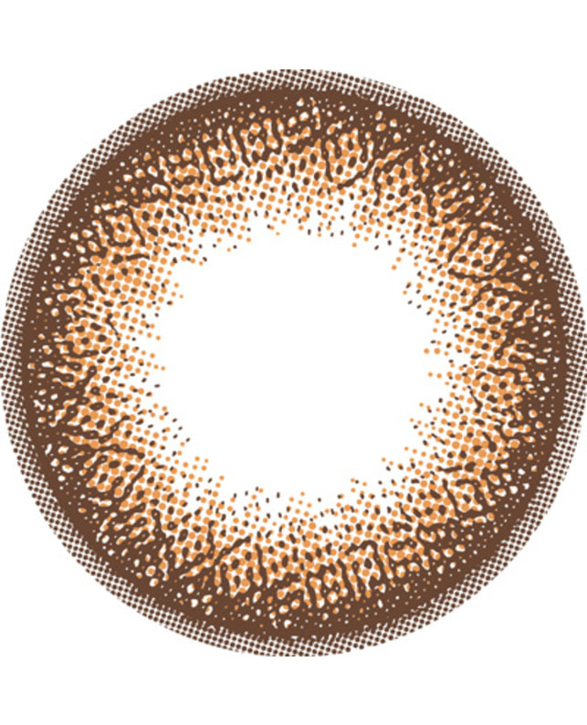 FLANMY 【フランミー FLANMY ワンデー】ドーナツブラウン 10枚入り ±0.00