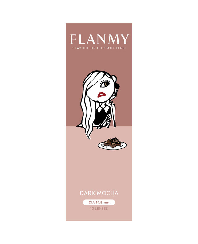 FLANMY 【フランミー FLANMY ワンデー】ダークモカ 10枚入り ±0.00