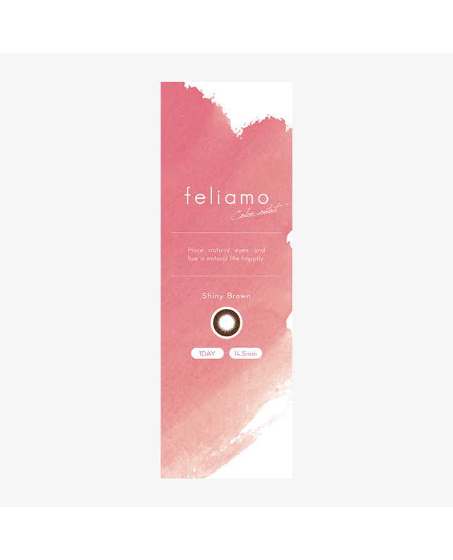feliamo 【feliamo 1DAY】シャイニーブラウン 10枚入り ±0.00