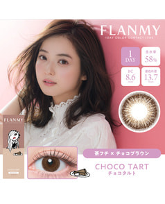 【フランミー FLANMY ワンデー】チョコタルト 10枚入り