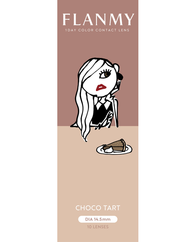 FLANMY 【フランミー FLANMY ワンデー】チョコタルト 10枚入り ±0.00
