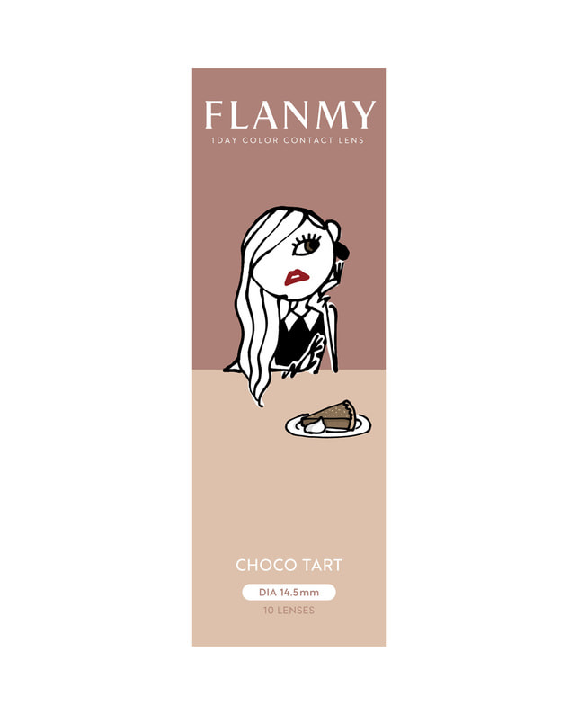 FLANMY 【フランミー FLANMY ワンデー】チョコタルト 10枚入り ±0.00