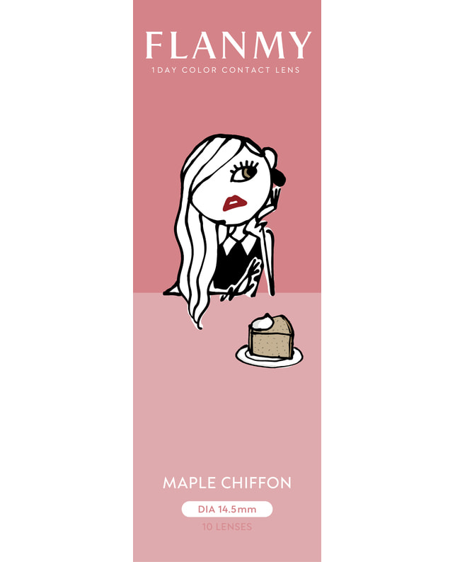 FLANMY 【フランミー FLANMY ワンデー】メープルシフォン 10枚入り ±0.00