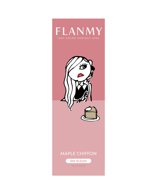 FLANMY 【フランミー FLANMY ワンデー】メープルシフォン 10枚入り ±0.00