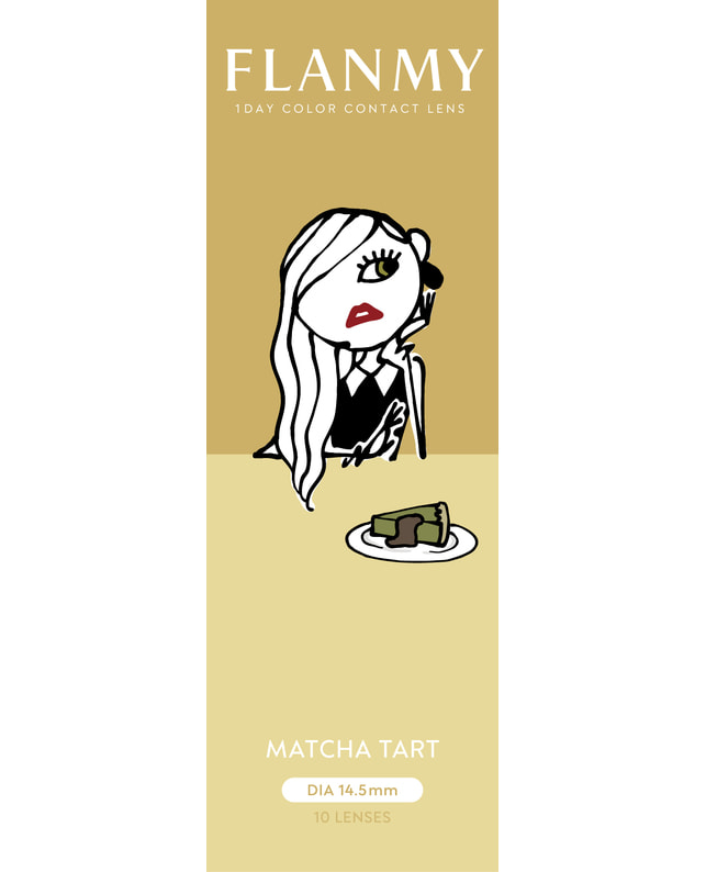 FLANMY 【フランミー FLANMY ワンデー】マッチャタルト 10枚入り ±0.00