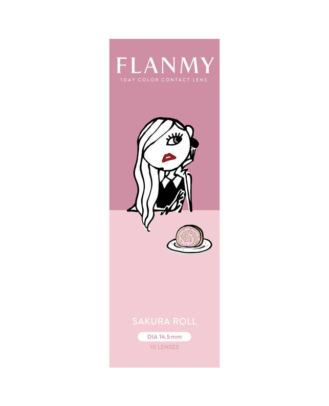 FLANMY 【フランミー FLANMY ワンデー】サクラロール 10枚入り ±0.00