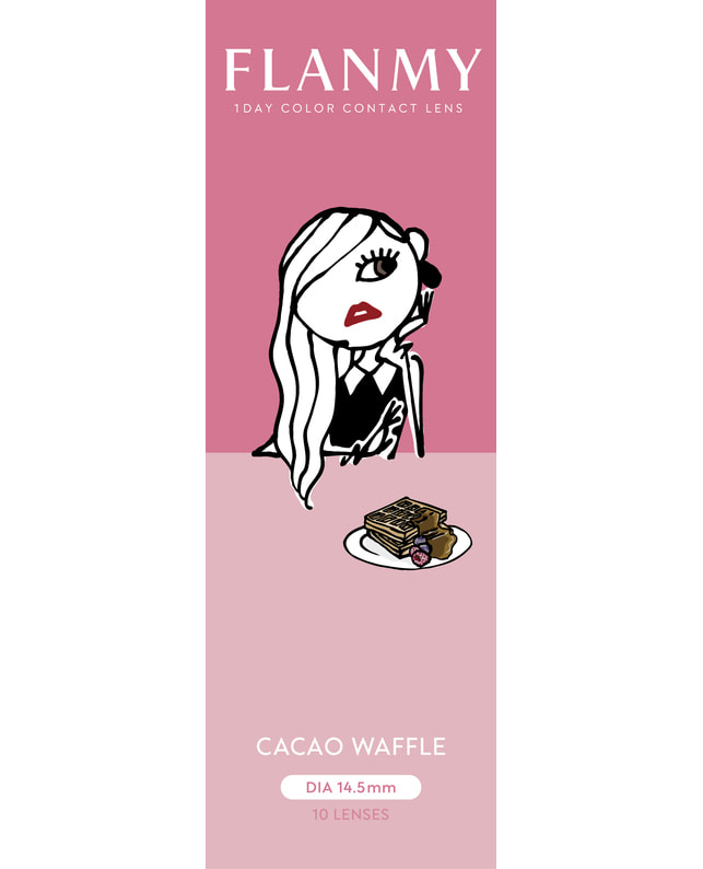 FLANMY 【フランミー FLANMY ワンデー】カカオワッフル 10枚入り ±0.00