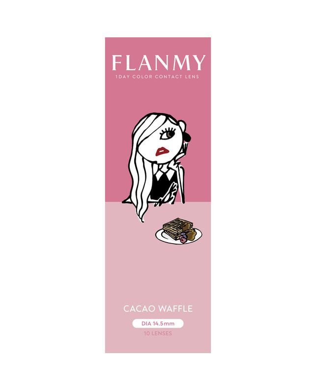 FLANMY 【フランミー FLANMY ワンデー】カカオワッフル 10枚入り ±0.00