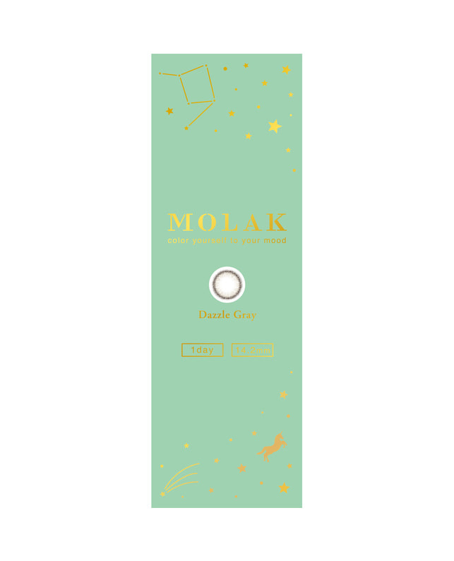 MOLAK 【MOLAK 1day】ダズルグレー 10枚入り 乱視なし