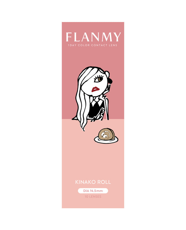 FLANMY 【フランミー FLANMY ワンデー】きなこロール 10枚入り ±0.00