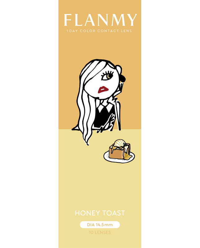 FLANMY 【フランミー FLANMY ワンデー】ハニートースト 10枚入り ±0.00