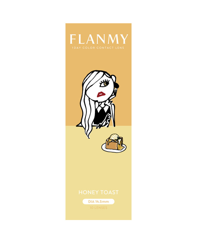 FLANMY 【フランミー FLANMY ワンデー】ハニートースト 10枚入り ±0.00