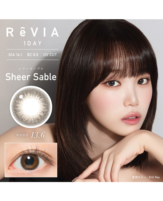 ReVIA 【ReVIA 1day COLOR】 シアーセーブル 10枚入 ±0.00