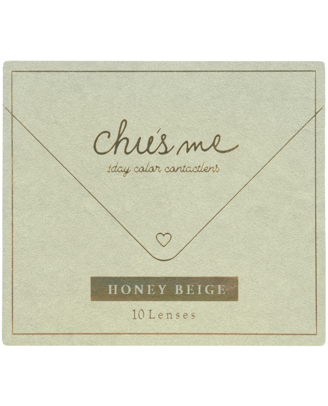 Chu's me 【チューズミー ワンデー】ハニーベージュ 10枚入 ±0.00