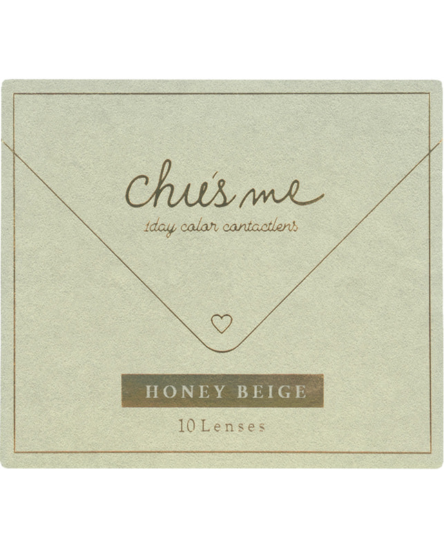 Chu's me 【チューズミー ワンデー】ハニーベージュ 10枚入 ±0.00