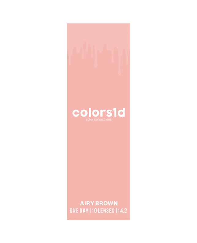 colors 【colors 1day】  エアリーブラウン 10枚入 ±0.00
