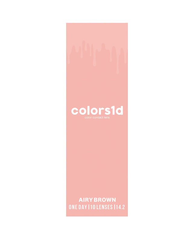 colors 【colors 1day】  エアリーブラウン 10枚入 ±0.00