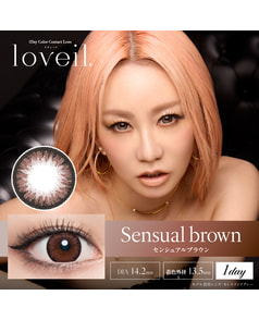 【ラヴェール loveil 1day】センシュアルブラウン10P