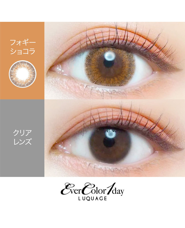 Ever Color 【エバーカラーワンデールクアージュ】フォギーショコラ 10枚入り 乱視なし