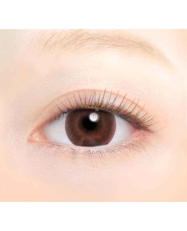 EYEGENIC 【アイジェニック マンスリー】スリークブラウン（2枚入り / 度なし / 1ヶ月） 乱視なし