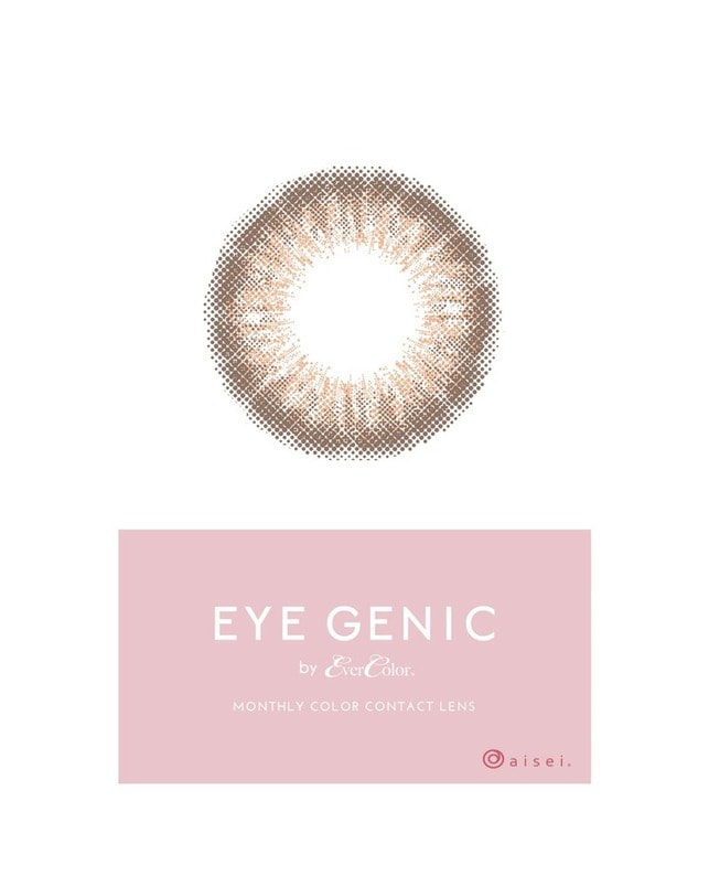 EYEGENIC 【アイジェニック マンスリー】シマーショコラ（2枚入り / 度なし / 1ヶ月） 乱視なし