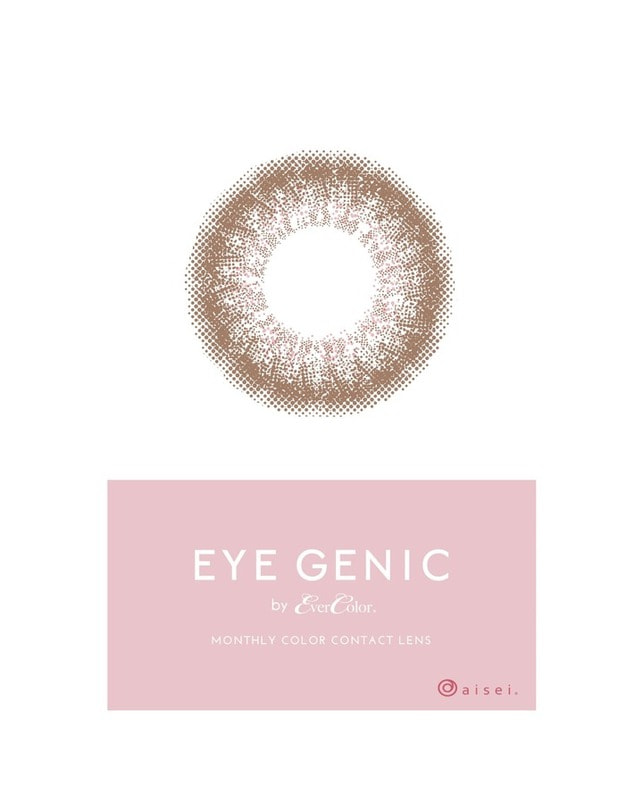 EYEGENIC 【アイジェニック マンスリー】スフレコーラル （2枚入り / 度なし / 1ヶ月） 乱視なし