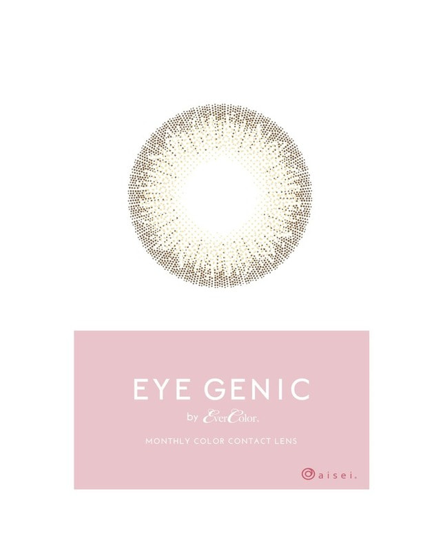 EYEGENIC 【アイジェニック マンスリー】イノセントヘーゼル（2枚入り / 度なし / 1ヶ月） 乱視なし