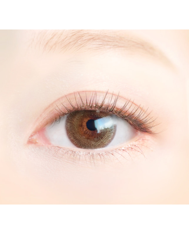 EYEGENIC 【アイジェニック マンスリー】イノセントヘーゼル（2枚入り / 度なし / 1ヶ月） 乱視なし