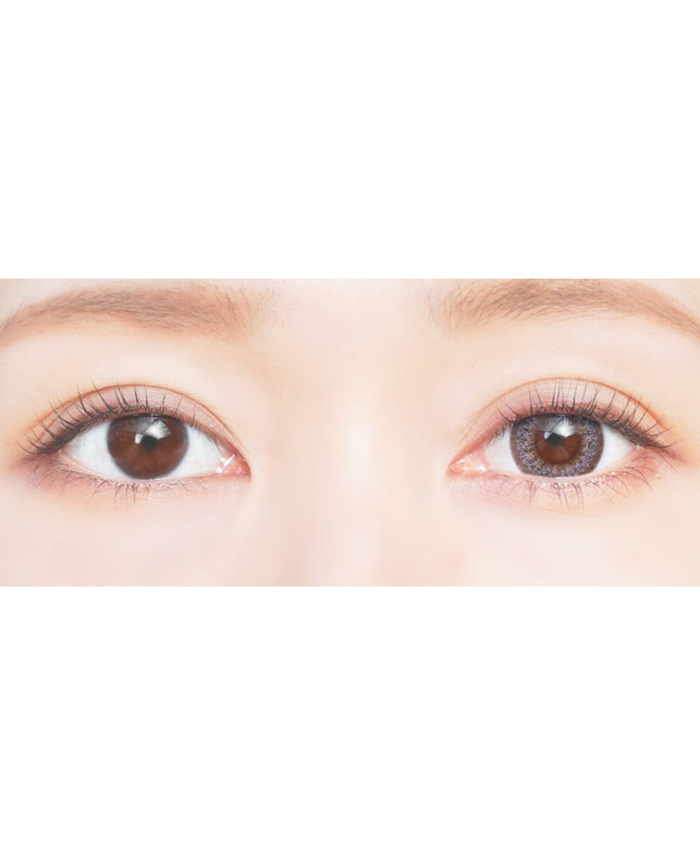 EYEGENIC 【アイジェニック マンスリー】パールグレージュ（1枚入り / 度あり / 1ヶ月） 乱視なし