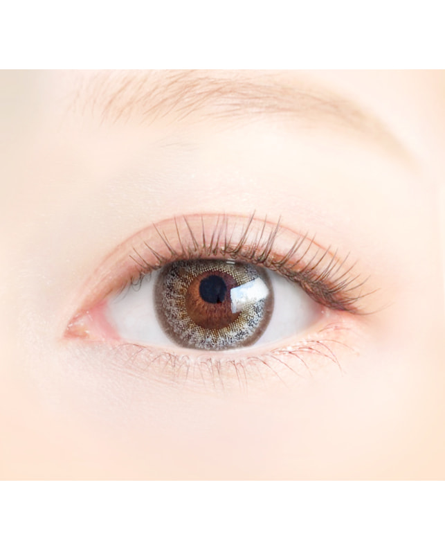 EYEGENIC 【アイジェニック マンスリー】パールグレージュ（1枚入り / 度あり / 1ヶ月） 乱視なし