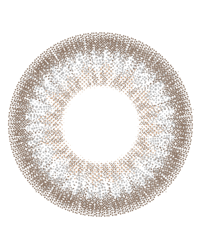 EYEGENIC 【アイジェニック マンスリー】パールグレージュ（1枚入り / 度あり / 1ヶ月） 乱視なし