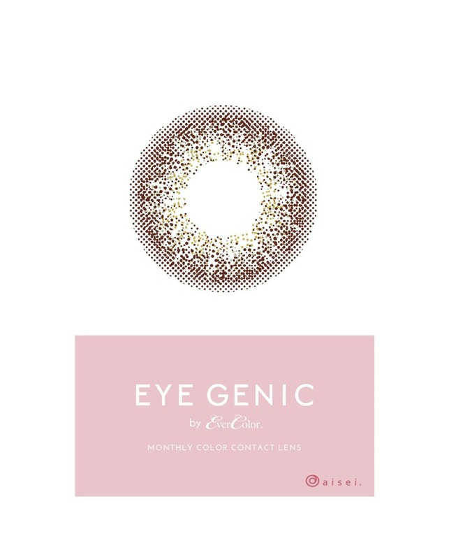 EYEGENIC 【アイジェニック マンスリー】セピアミスト（1枚入り / 度あり / 1ヶ月） 乱視なし