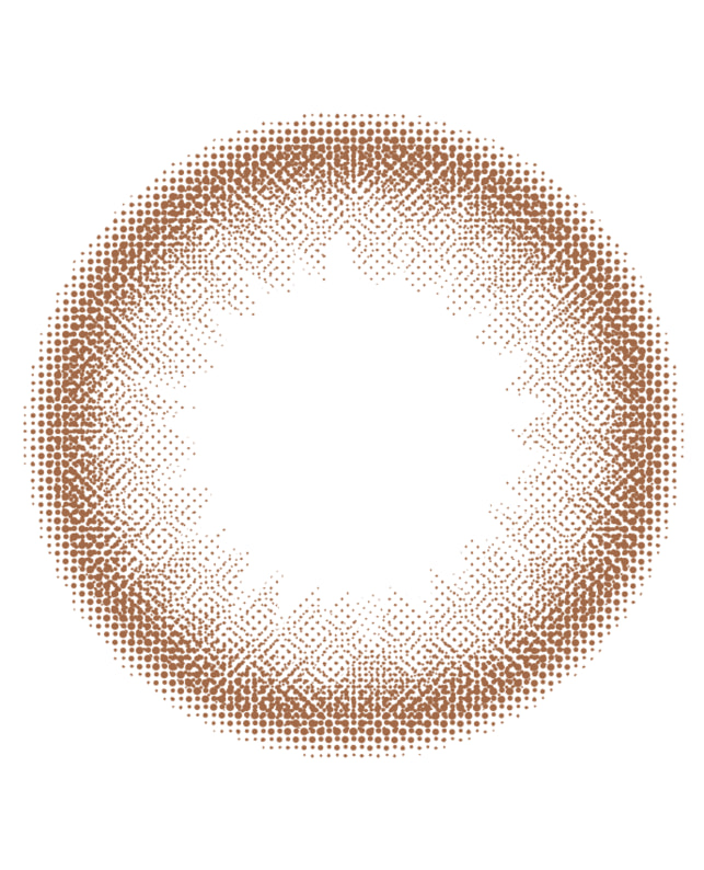 eRouge 【エルージュ 2week】シアーブラウン（6枚入り / 2週間） 乱視なし