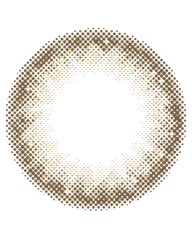 eRouge 【エルージュ 2week】ベージュオンブル（6枚入り / 2週間） 乱視なし