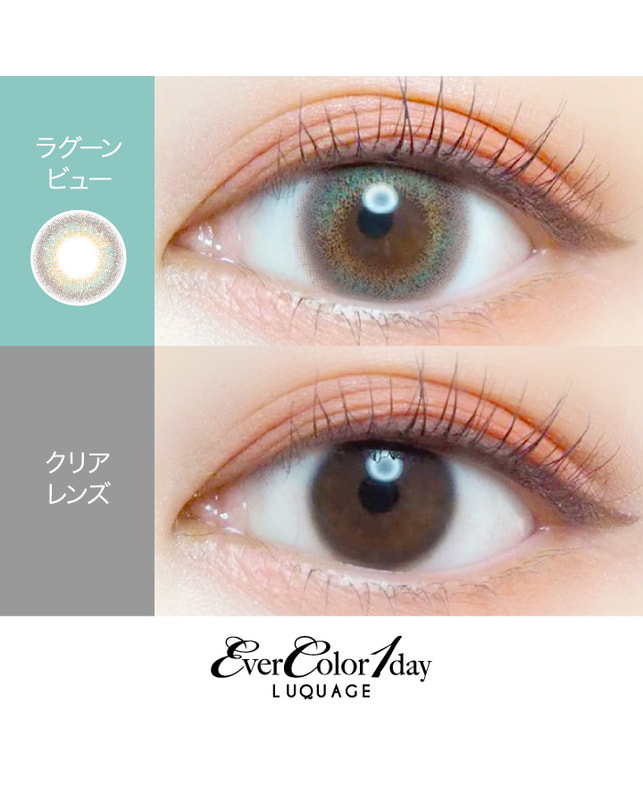 Ever Color 【エバーカラーワンデールクアージュ】ラグーンビュー 10枚入り 乱視なし
