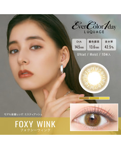 【エバーカラーワンデールクアージュ】フォクシーウィンク 10枚入り