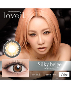 【ラヴェール loveil 1day】シルキーベージュ 10P