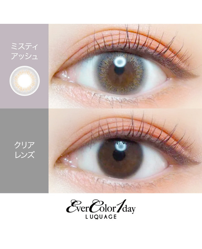 Ever Color 【エバーカラーワンデールクアージュ】ミスティアッシュ 10枚入り 乱視なし