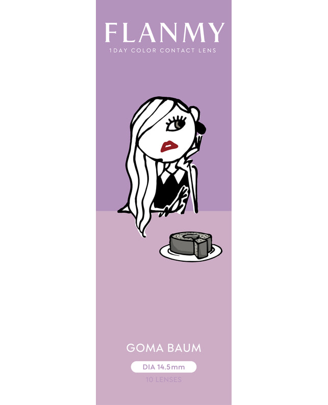 FLANMY 【フランミー FLANMY ワンデー】ゴマバーム 10枚入り ±0.00