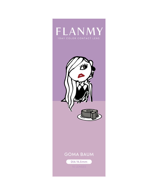 FLANMY 【フランミー FLANMY ワンデー】ゴマバーム 10枚入り ±0.00