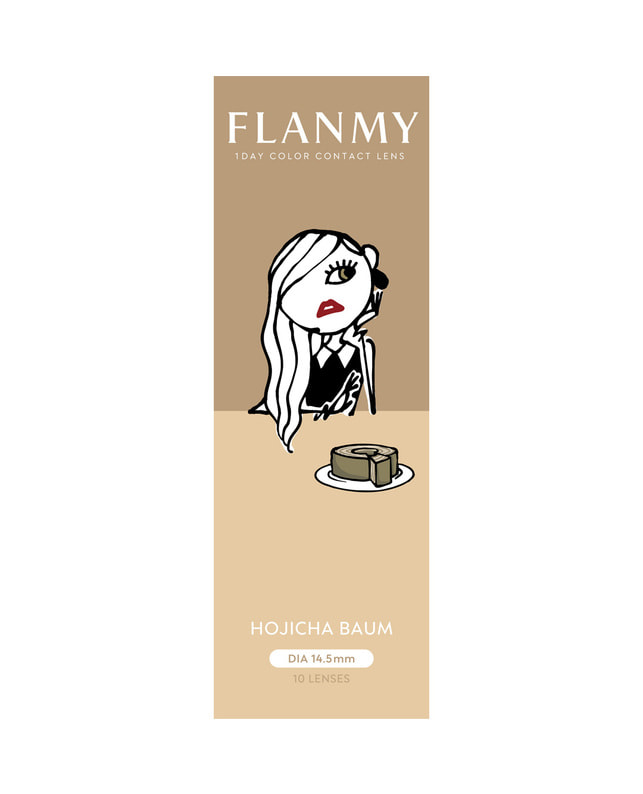 FLANMY 【フランミー FLANMY ワンデー】ホウジチャバーム 10枚入り ±0.00