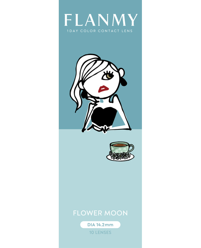 FLANMY 【フランミー FLANMY ワンデー】フラワームーン 10枚入り ±0.00