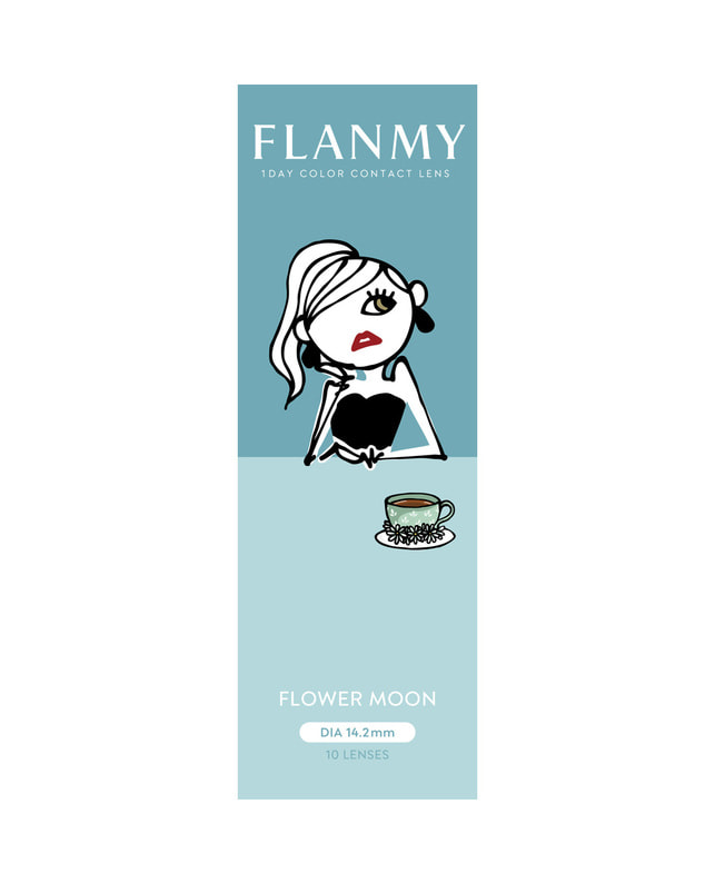 FLANMY 【フランミー FLANMY ワンデー】フラワームーン 10枚入り ±0.00