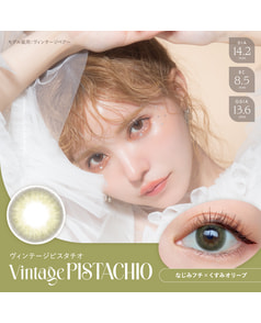 【エンジェルカラーバンビ ヴィンテージ ワンデー】ヴィンテージ ピスタチオ 10枚入