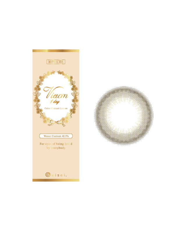 viewm 【Viewm 1day】クラッシーベージュ 10枚入り 乱視なし