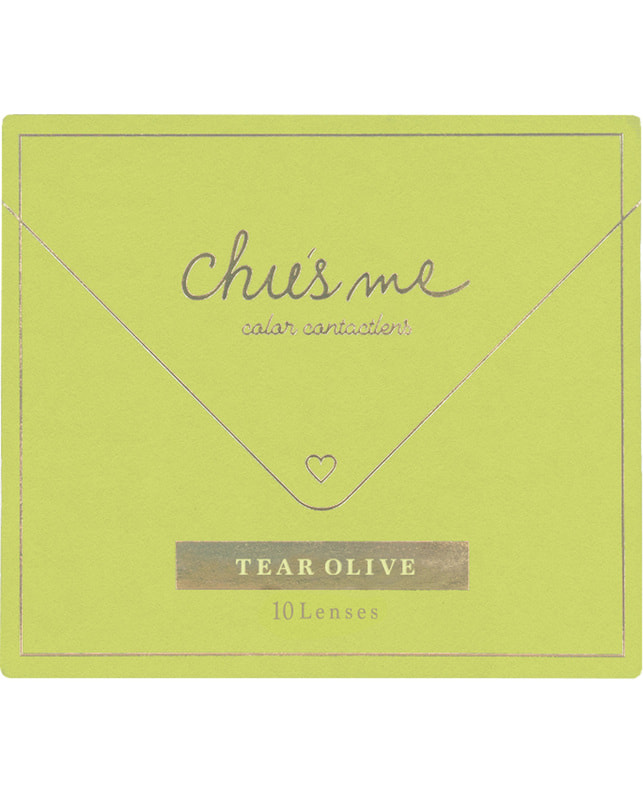 Chu's me 【チューズミー ワンデー】ティアーオリーブ 10枚入 ±0.00