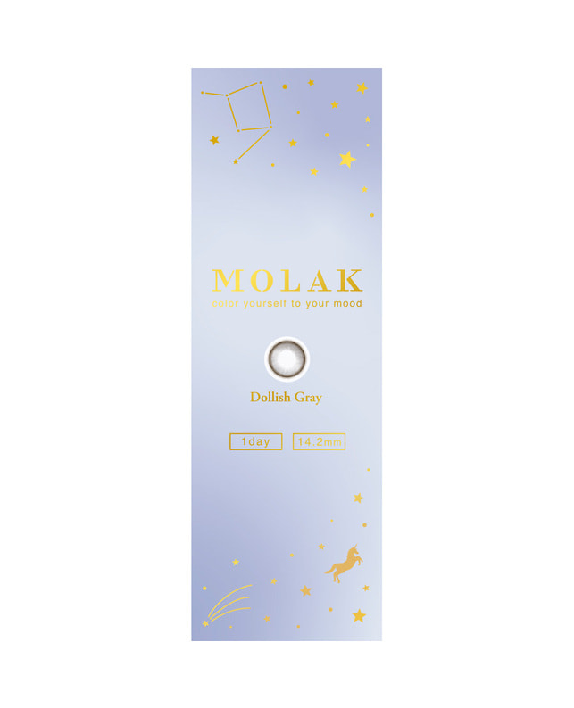 MOLAK 【MOLAK 1day】ドーリッシュグレー 10枚入り 乱視なし