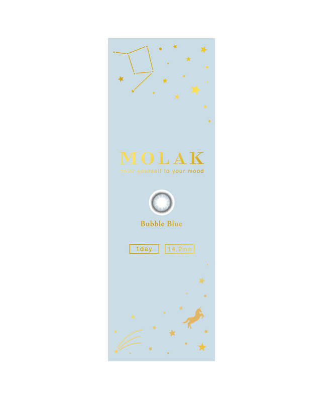MOLAK 【MOLAK 1day】バブルブルー 10枚入り ±0.00