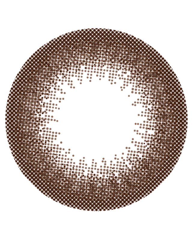 Ever Color 【エバーカラーマンスリー】ナチュラルブラウン（2枚入り / 1ヶ月） 乱視なし